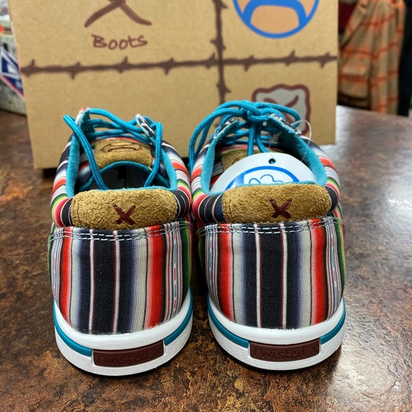 NEW Twisted X Serape Hooey Shoes Sneakers Lace Up - Picture 4 of 5